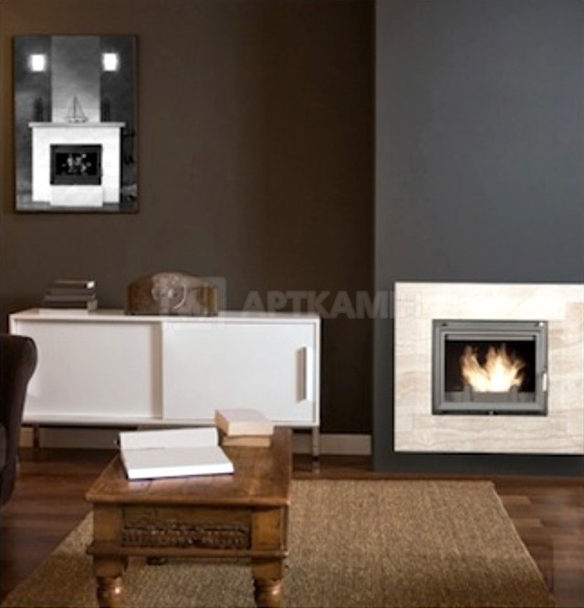 Каминная топка Kratki Antek PW/8/W с водяным контуром. Фото 2