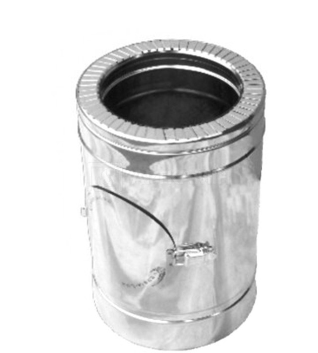 Ревізія димохідна нерж/нерж Версія Люкс D-125/200 мм 0,8 мм