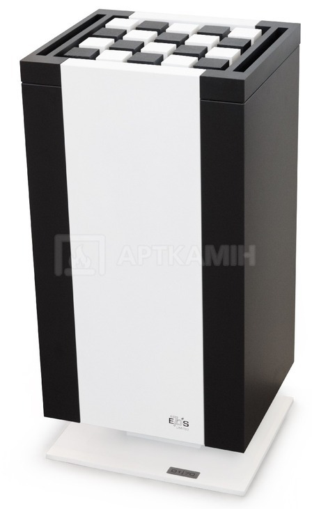 Електрокам'янка EOS Mythos S35 7,5 кВт Black+White + набір каміння Cubius