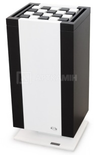 Електрокам'янка EOS Mythos S45 15 кВт Black+White + набір каміння Cubius