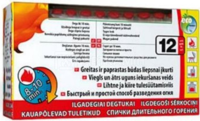 Спички длительного горения Hansa 12 шт