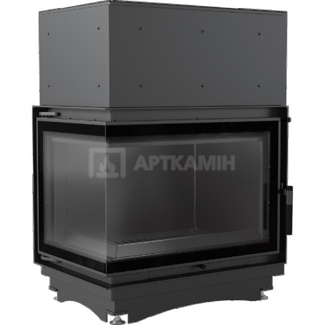 Каминная топка Kratki Zuzia PW/BL/15/BS/W/Deco без рамы, с водяным контуром