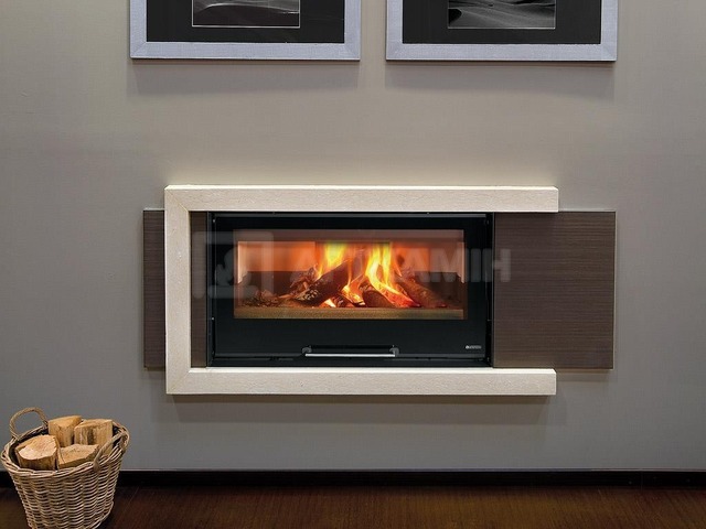 Камінна топка Nordica Focolare 80 Bifacciale Hybrid. Фото 3