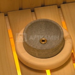 Чаша зі стеатиту та гнучкий трубопровід Harvia Hidden Heater