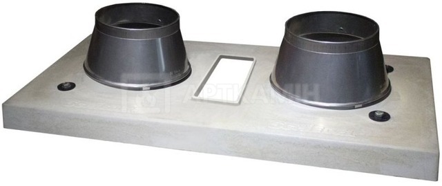 Комплект GAP під обмурування цеглою двох. димох. Schiedel Uni D140/180+V