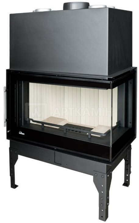 Камінна топка Uniflam 760 EVO PBS з суцільним склом. Фото 2
