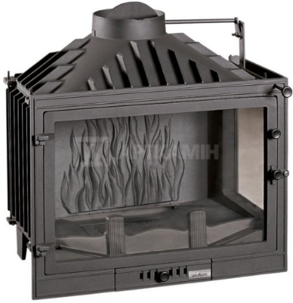 Камінна топка Uniflam 700 Standard з шибером + праве бокове скло