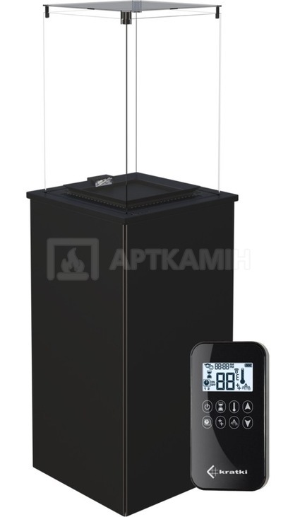 Газовий камін Kratki PATIO/G30/37MBAR/S з пультом