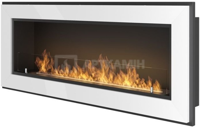 Біокамін Simple Fire Frame 1200 білий зі склом