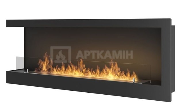 Биокамин Simple Fire Corner 1200 L со стеклом