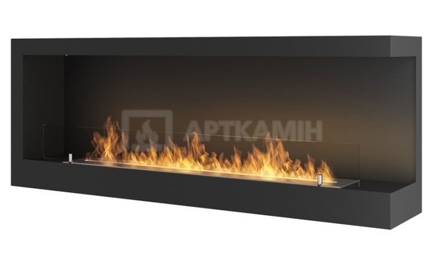 Біокамін Simple Fire Corner 1200 R зі склом
