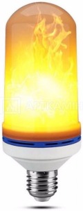 Лампа LED Flame Bulb А+ з ефектом полум'я вогню, E27