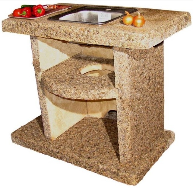 Мойка садовая Moss кварц песочный