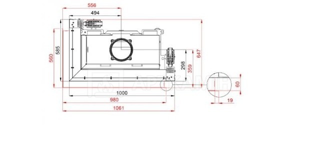 Каминная топка BeF Home Therm V 10 CL. Фото 3