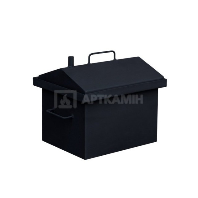 Коптильня Дід Коптенко мала хатинкою фарбована 380x320x360