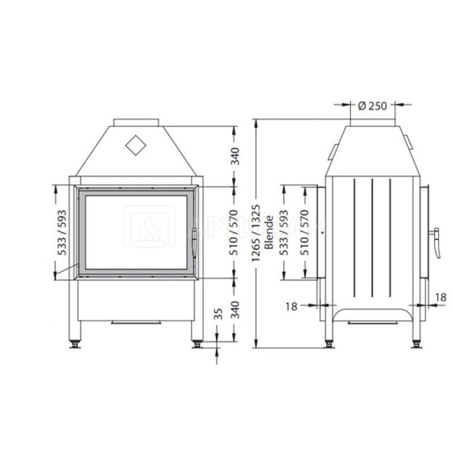 Камінна топка Spartherm Varia FD-4S RLU. Фото 3