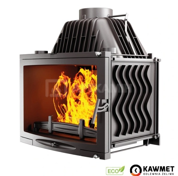 Каминная топка Kawmet W17 Panorama 16,1 кВт ECO. Фото 2