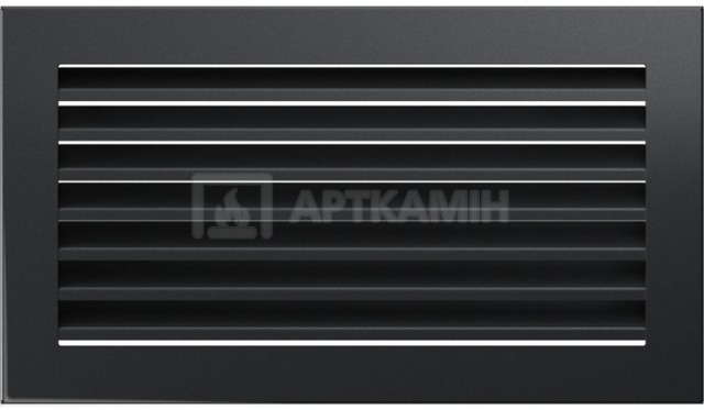 Решетка для камина Kratki графитовая Fresh 17х30