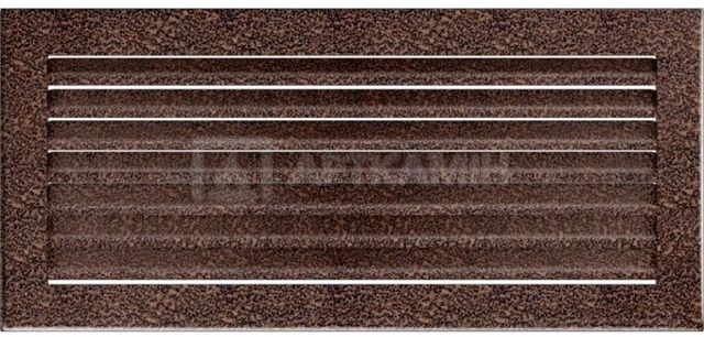 Решетка для камина Kratki медь Fresh 17х37