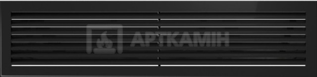 Решітка для каміну Kratki чорна Fresh 17х70