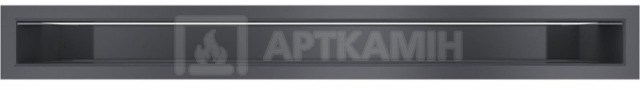 Решетка для камина Kratki графитовая LUFT/6/60