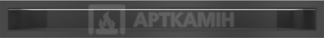 Решітка для каміну Kratki чорна LUFT/6/60