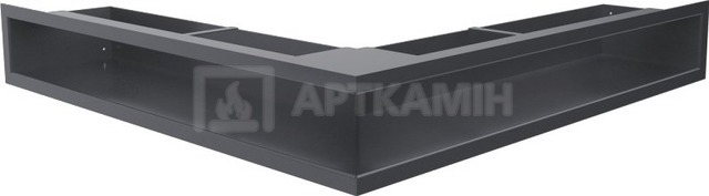 Решітка для каміну Kratki графітова LUFT/NS/90