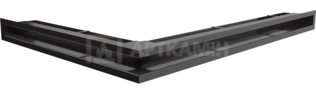 Решітка для каміну Kratki чорна LUFT/NP/60/C/SF