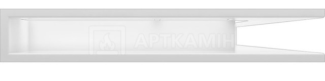 Решітка для каміну Kratki біла LUFT/NP/90/B/SF. Фото 2