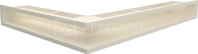 Решетка для камина Kratki бежевая LUFT/NP/90/K/SF