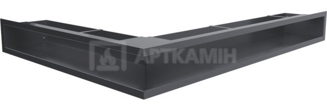 Решетка для камина Kratki графитовая LUFT/NP/90/G/SF