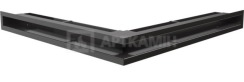 Решетка для камина Kratki черная LUFT/NS/60/C/SF