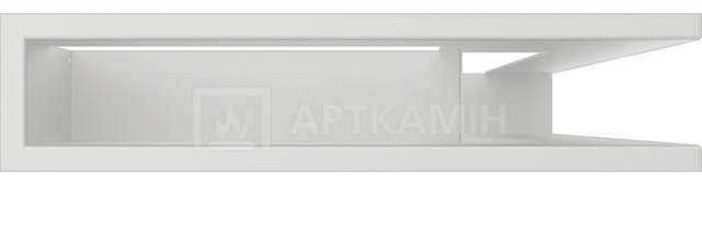 Решетка для камина Kratki белая LUFT/NP/9/40/B/SF. Фото 2