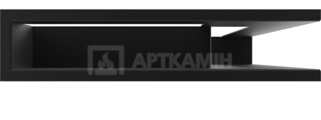 Решітка для каміну Kratki чорна LUFT/NP/9/40/C/SF. Фото 2