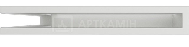 Решетка для камина Kratki белая LUFT/NL/6/40/B/SF. Фото 2