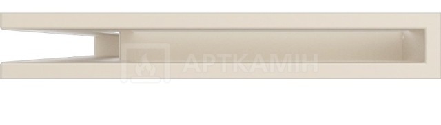 Решетка для камина Kratki бежевая LUFT/NL/6/40/K/SF. Фото 2