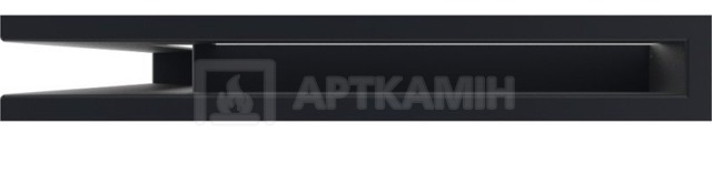 Решетка для камина Kratki черная LUFT/NL/6/40/C/SF. Фото 2