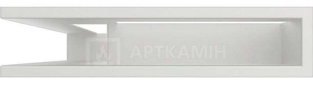 Решітка для каміну Kratki біла LUFT/NL/9/40/B/SF. Фото 2