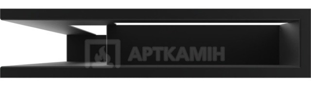 Решітка для каміну Kratki чорна LUFT/NL/9/40/C/SF. Фото 2