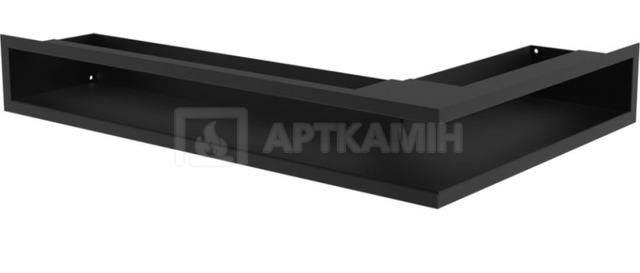 Решітка для каміну Kratki чорна LUFT/NL/9/40/C/SF