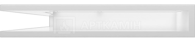 Решетка для камина Kratki белая LUFT/NL/90/B/SF. Фото 2