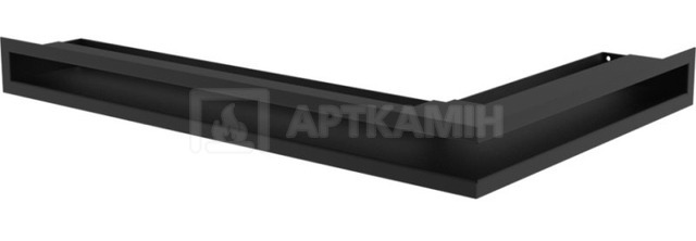 Решітка для каміну Kratki чорна LUFT/NL/6/40/C