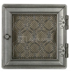 Решетка для камина Parkanex Stylowa графитовая 21×21