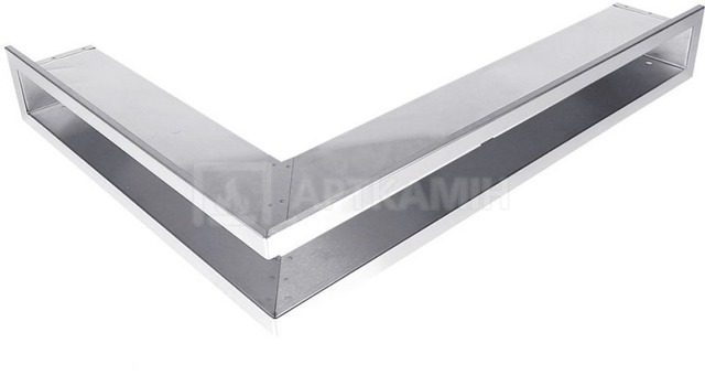 Решетка для камина Parkanex открытая левая нержавейка 60×40×6