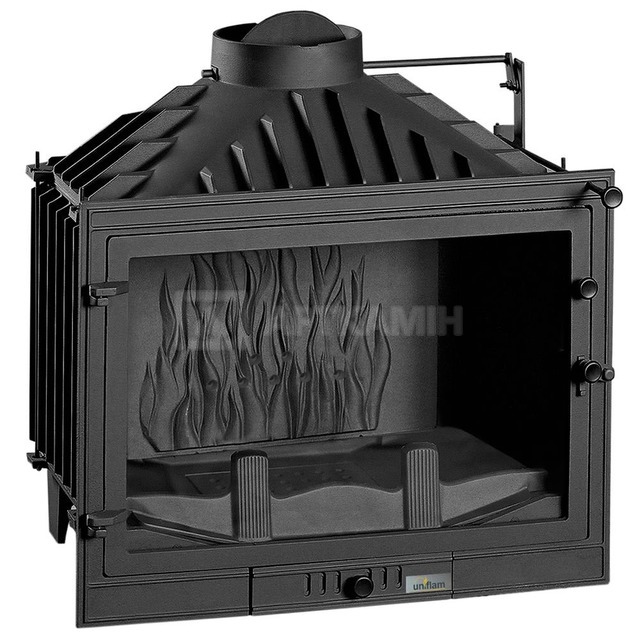 Каминная топка Uniflam 700 Standard Eco с шибером. Фото 2