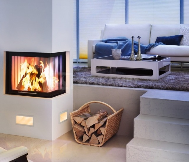 Каминная топка Spartherm Varia 2R-55h H2O. Фото 2
