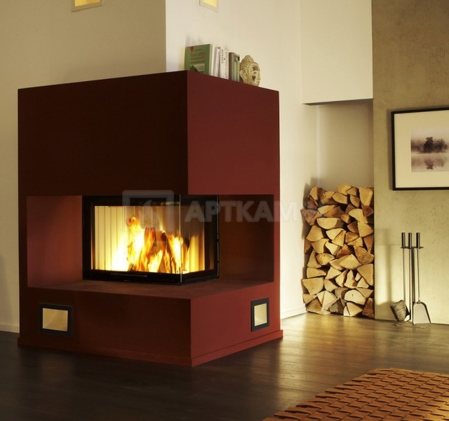 Каминная топка Spartherm Varia 2Rh-H2O. Фото 2