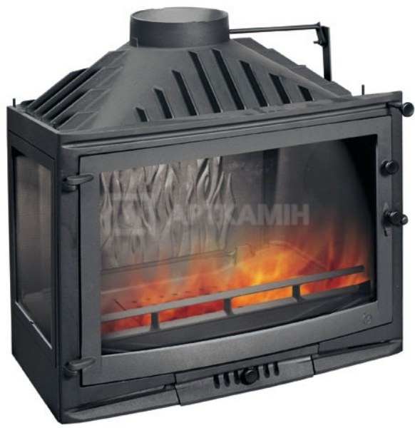 Каминная топка Uniflam 700 Selenic с шибером + левое боковое стекло