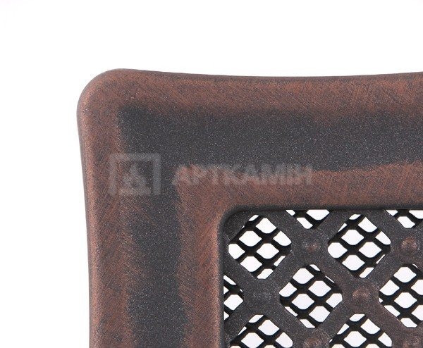 Решетка для камина Parkanex Deco медная патина 10×20. Фото 3