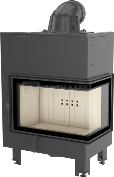 Каминная топка Kratki MBM P/BS/SG 10 кВт правая, гнутое стекло